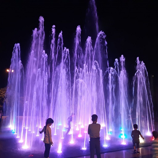Dry Floor Fountain for Kids